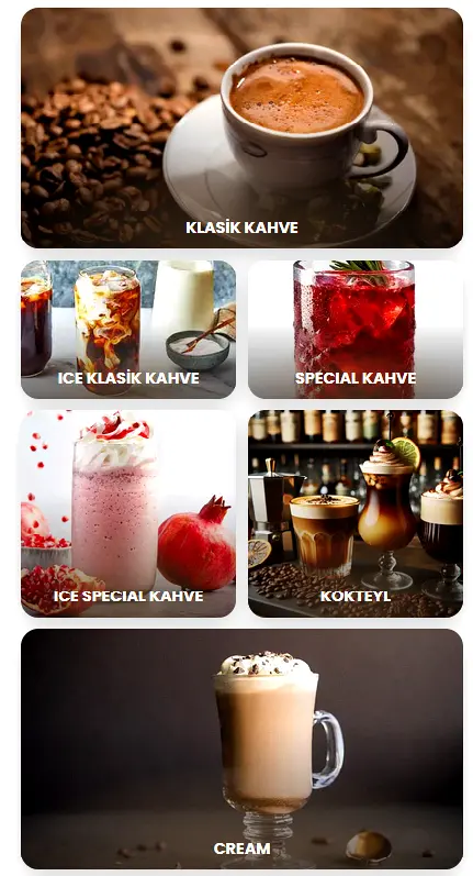 Restoran QR Menü örneği